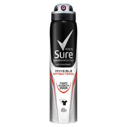 Sure Men Body Spray Antibacterial 250ML
