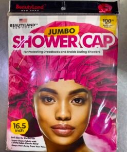 BEAUTY LAND JUMBO SHOWER CAP 16.5INCHES HOT PINK