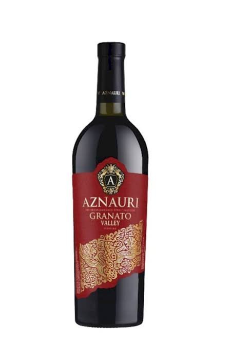 AZNAURI 750ML GRANATO VALLEY RED SEMI-SWEET WINE