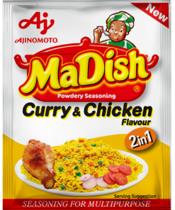 AJINOMOTO MA DISH 6G 2IN1 CURRY & CHICKEN FLAVOUR